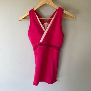 Lululemon pink sleeveless top